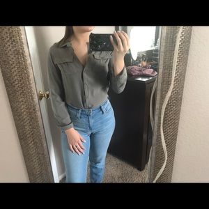 Cute Olive Green Tee